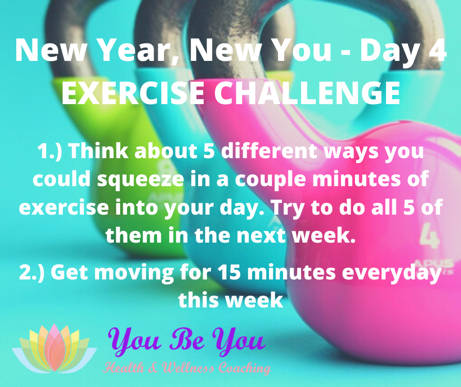 New Year New You Day 4 Exercise
